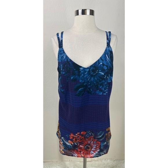 Cabi Floral Print Strap Tank Top - Picture 1 of 9